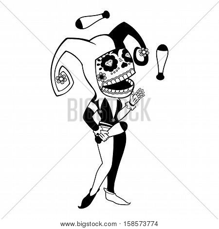 Vector Illustration Of Skeletons
