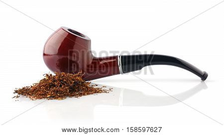 Classic Smoking Pipe And Tobacco