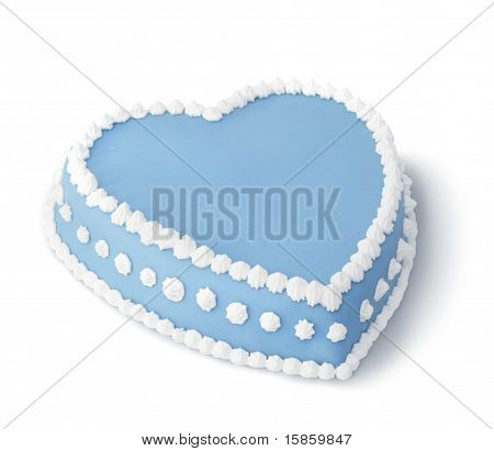Torta decorata blu