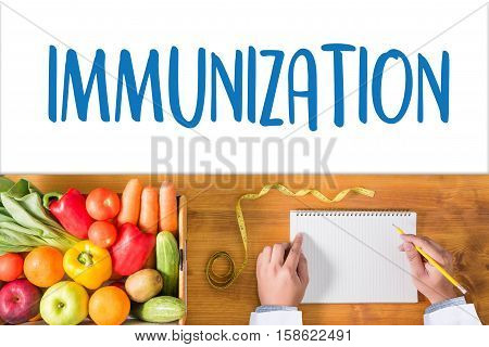 Immunization Immune System  As Medical Concept ,  Syringe. Immunization  , Immune Protection System