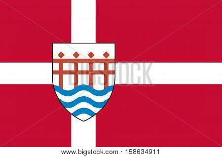 Flag of Haderslev in Southern Denmark Region