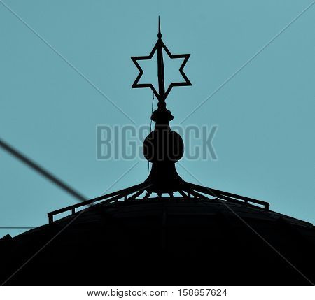 Star of David - The Great Synagogue of Budapest.