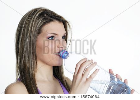 Frau trinken