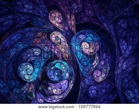 Abstract fractal background - computer-generated image. urls. Fractal artwork for banners, posters, web design. Vivid background for covers, posters, prints.