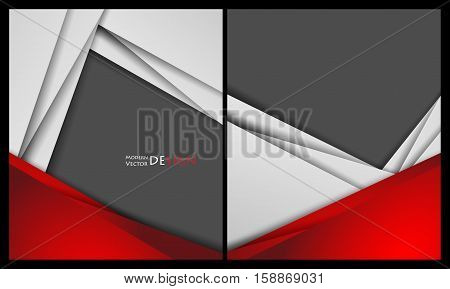 Vector brouchures bright templates set. Elements for design. Magazine, annual reports vector templates. Eps10