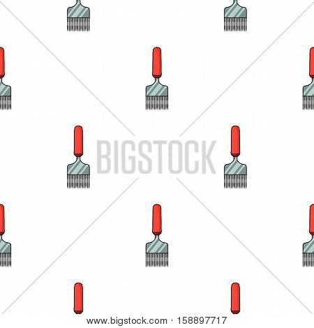 Uncapping fork icon in pattern style isolated on white background. Apiary symbol vector illustration