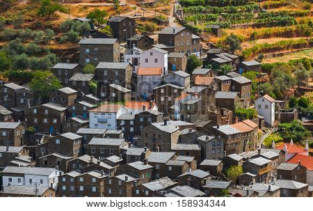 Village near Piodao - Portugal - architecture background