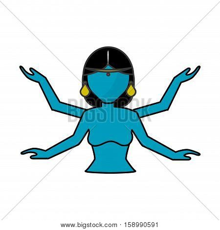 Shiva indian god icon vector illustration graphic design