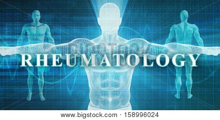 Rheumatology as a Healthcare Concept 3D Illustration Render