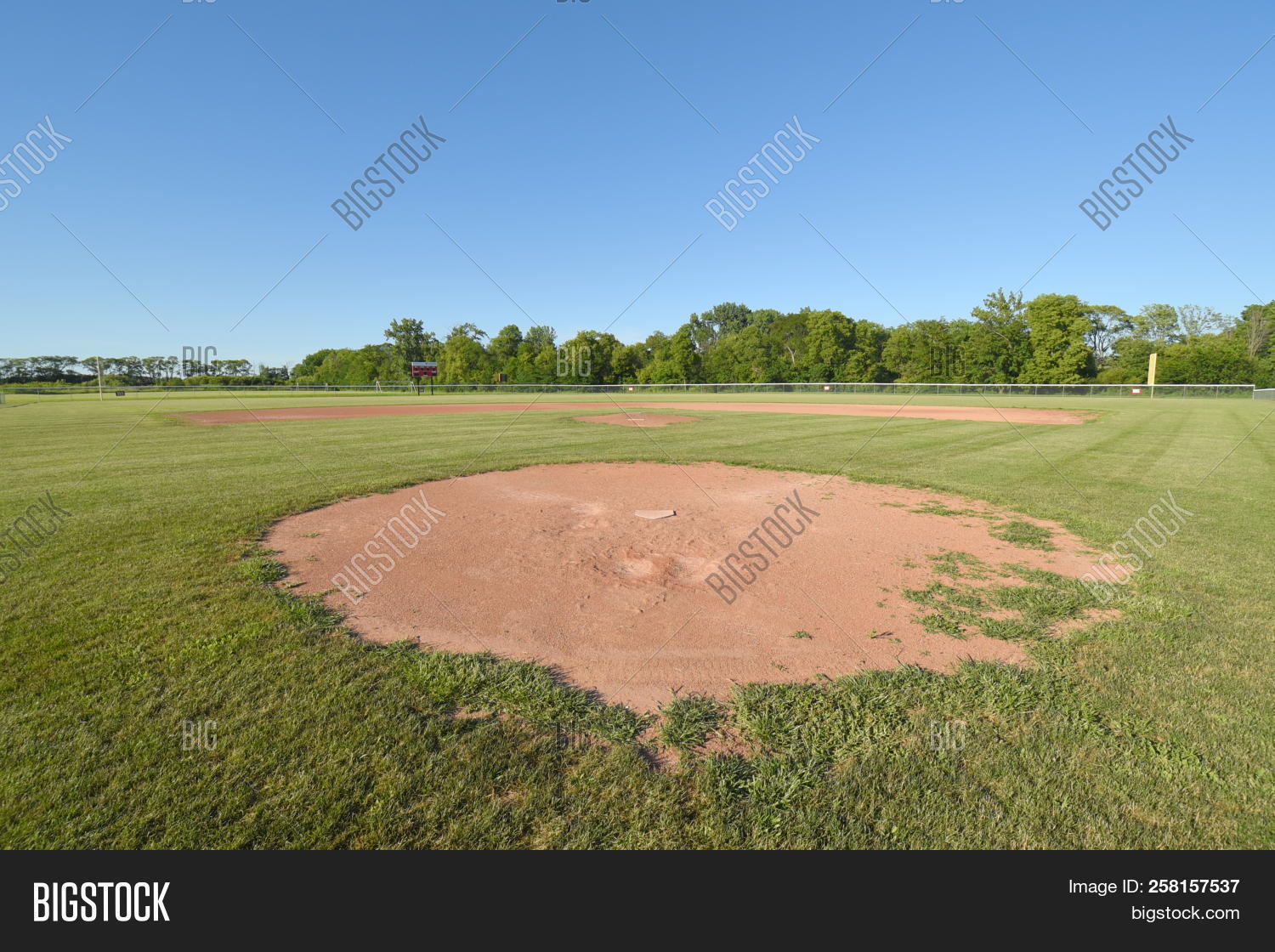 Baseball Field Diamond Image & Photo (Free Trial) Bigstock