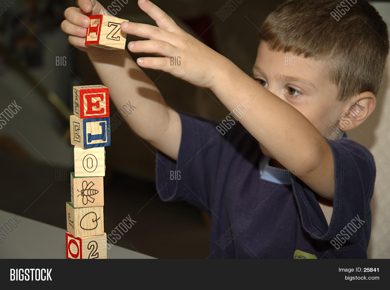 Stacking Blocks Image & Photo (Free Trial) Bigstock