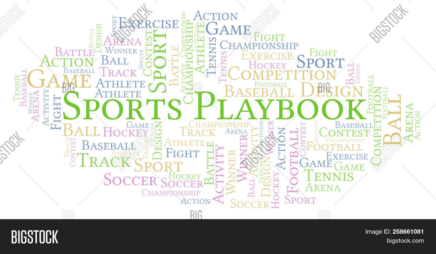 Sports Playbook Word Image & Photo (Free Trial) Bigstock