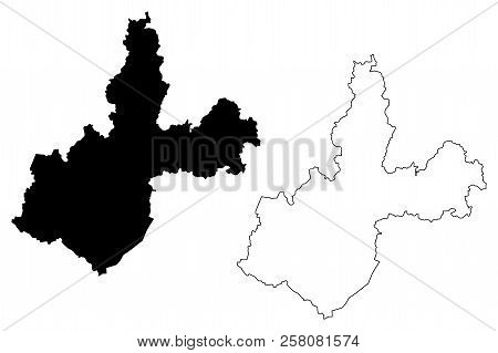 Irkutsk Oblast (russia, Subjects Of The Russian Federation, Oblasts Of Russia) Map Vector Illustrati