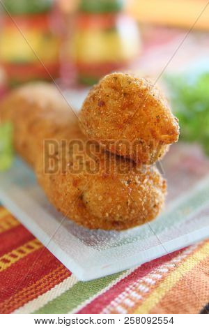 Malpua, Crispy Indian Pancake Rolls For Dessert Or Snack