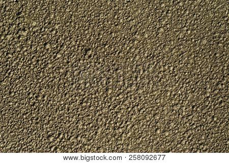 Background, Texture - The Lunar Surface, Top View (in Fact - Wet Clay With Traces Of Rain Drops)