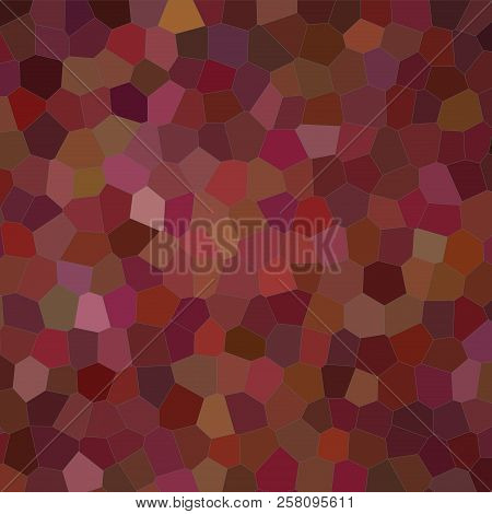 Abstract Illustration Of Square Acajou Bright Little Hexagon Background, Digitally Generated