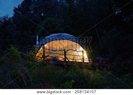 Geodesic Dome Rental From Airbnb In The Blue Ridge Mountains Of North Carolina. Tiny Home With Beaut