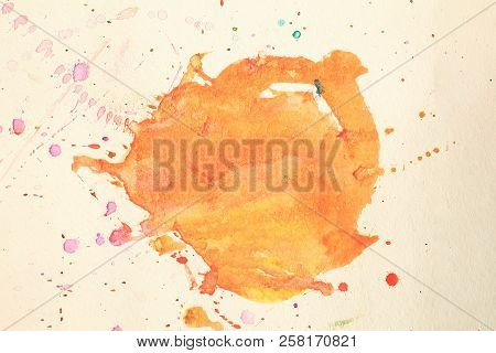 Abstract Design Watercolor Picture Painting Illustration Background