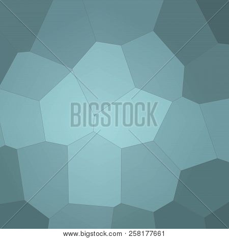 Abstract Illustration Of Square Wintergreen Giant Hexagon Background, Digitally Generated