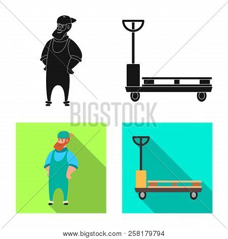 Vector Design Of Goods And Cargo Icon. Collection Of Goods And Warehouse Stock Vector Illustration.