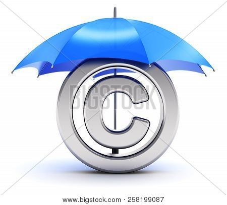 Creative Abstract Intellectual Property Protection, Patent And Trademark Law Technology Concept: 3d 