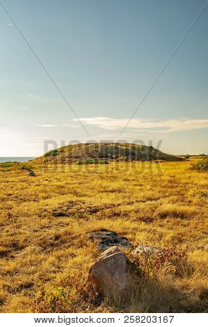 Dagshog Is The Largest Bronze Age Grave Mound In The Swedish County Of Skane.