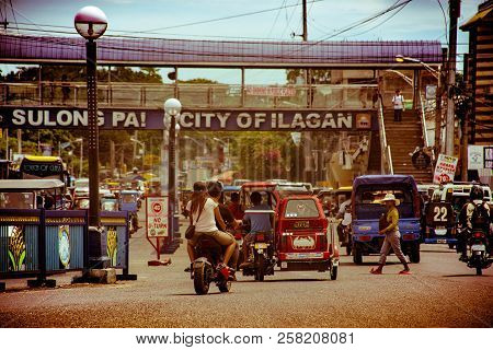 Color Image In Vintage Post Production Of Ilagan, Philippines.  Imgae Was Taken 10sept2018 To Illist