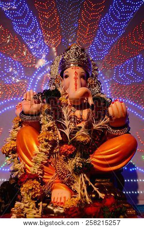 Idol Of Lord Ganesha At Pune, Maharashtra, India