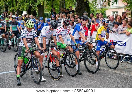 Ruzomberok, Slovakia - September 14: Start Of Second Stage Of Tour De Slovakia On  September 14, 201