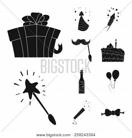 Vector Illustration Of Party And Birthday Symbol. Set Of Party And Celebration Stock Vector Illustra