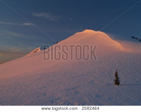 겨울 Alpenglow