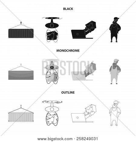 Vector Design Of Goods And Cargo Icon. Collection Of Goods And Warehouse Vector Icon For Stock.
