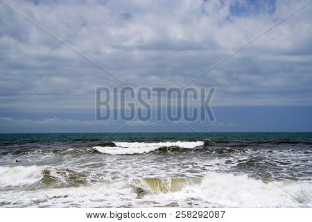 Seascape of the Caribbean Coast in Colombia, South America