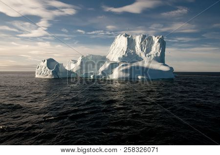 Floating Iceberg In The Arctic Sea - Greenland