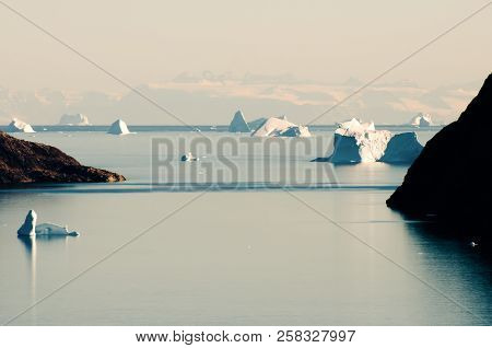 Icebergs Fjord - Scoresby Sound - Greenland