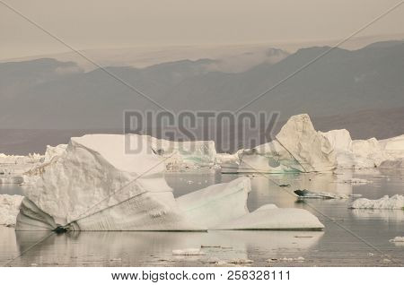 Icebergs Fjord - Scoresby Sound - Greenland