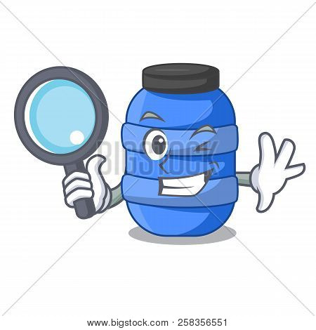 Detective Cartoon Big Plastic Barrel For Chemical