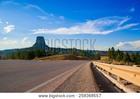 Devils Tower Is Located In In Crook County, Northeastern Wyoming. Also, Known As United States Natio