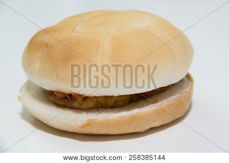A Delicious Fas Food Burger For Background