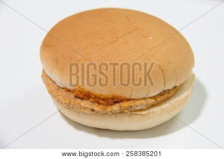 A Delicious Fas Food Burger For Background