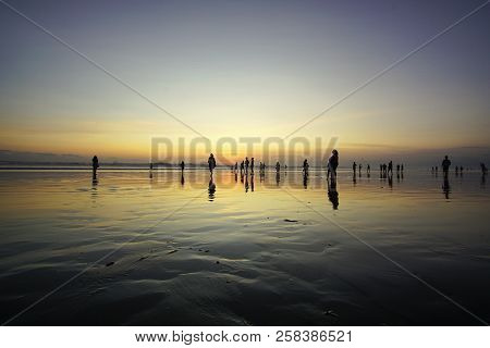 Evening Solitude - Seminyak Beach, Bali, Indonesia
