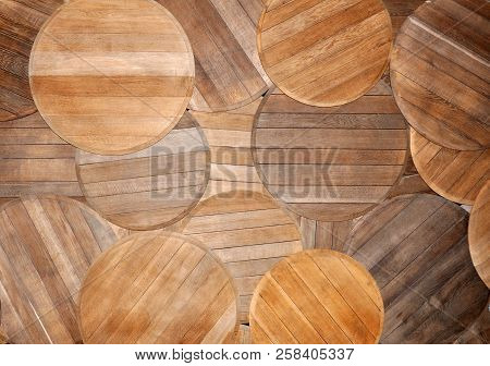 The Texture Of The Donkeys From Oak Barrels. Background