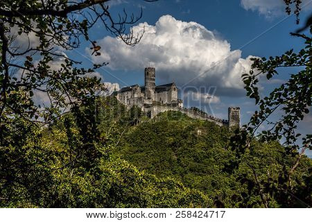Ruins Of Bezdez Medieval Castle In Bohemia