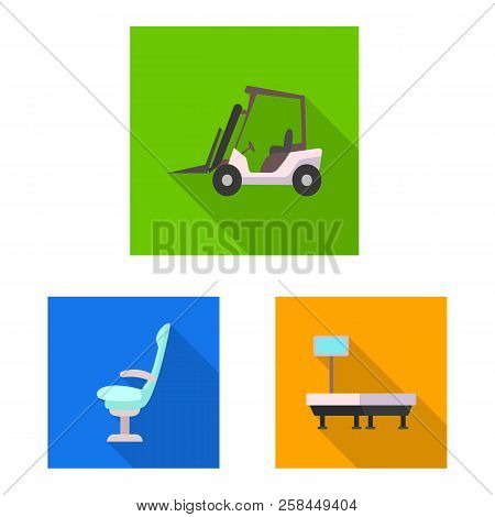 Vector Illustration Of Airport And Airplane Logo. Set Of Airport And Plane Stock Vector Illustration