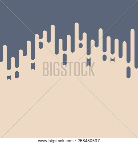 Abstract Retro Flat Color Background, Stock Vector