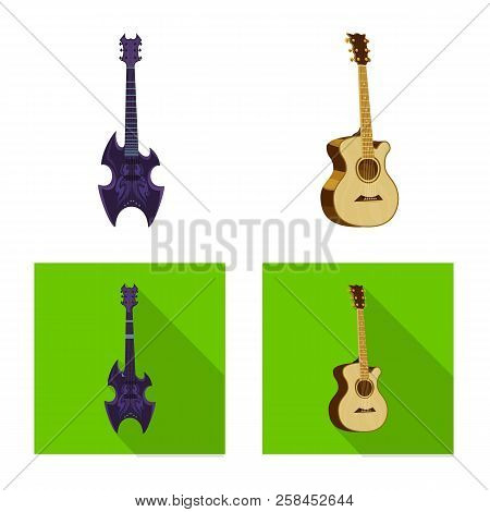 Vector Illustration Of Music And Tune Logo. Set Of Music And Tool Stock Vector Illustration.