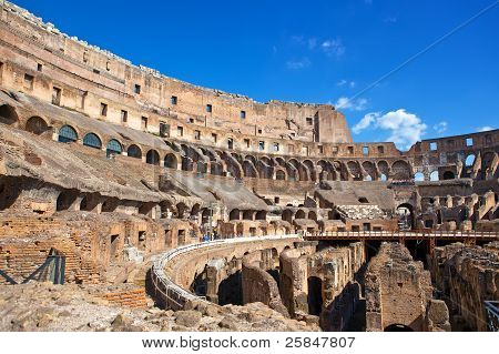 Italien. Rom. Den gamle Collosseo