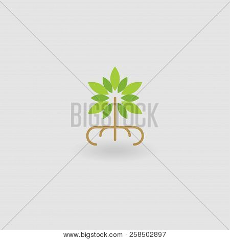 Plant Icon, Logo Plant. Vector Illustrtion. Eps 10.