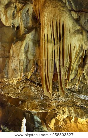 Moravian Karst, Czech Republic - May 05, 2013: A Karst Landscape And Protected Nature Reserve In The
