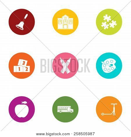 Parturition Icons Set. Flat Set Of 9 Parturition Vector Icons For Web Isolated On White Background